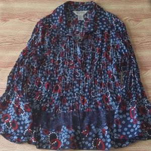 Allison Taylor beautiful ruffled blouse